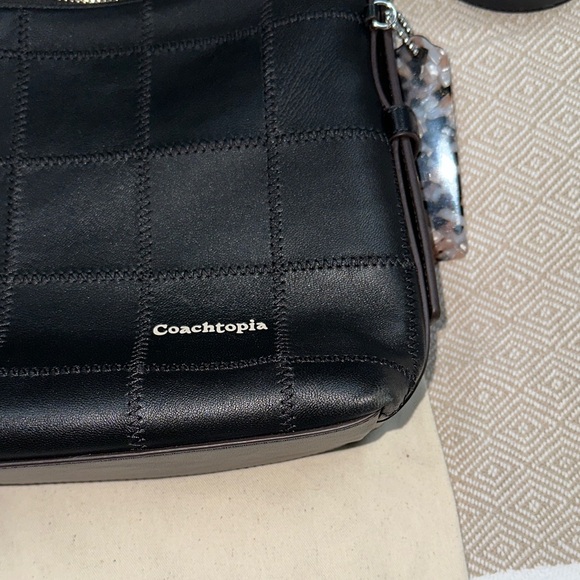 Coach Black Quilted Shoulder Bag - Picture 8 of 8